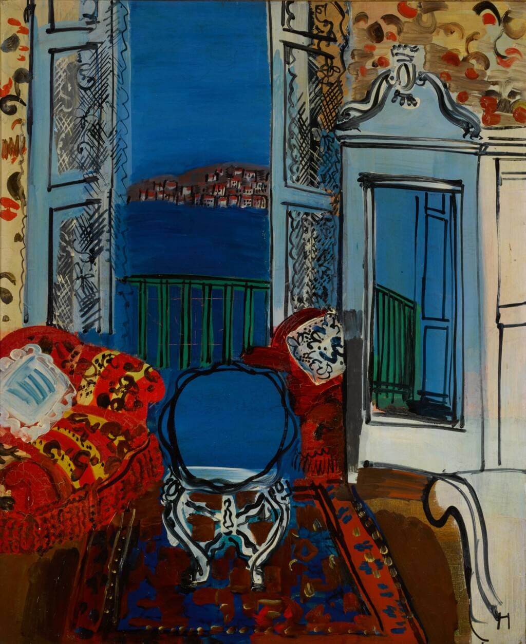 Reproduction of Open window - Raoul Dufy – Galerie Mont-Blanc