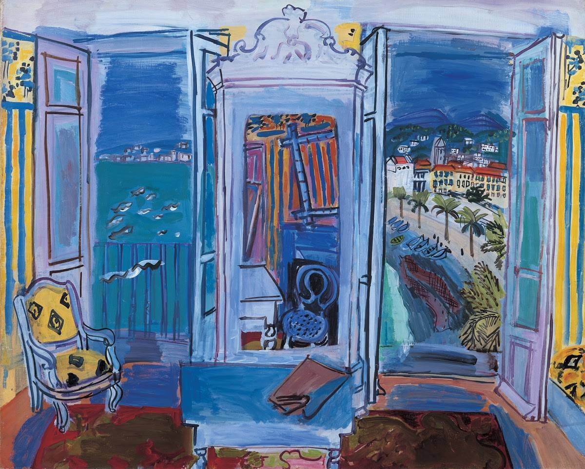 Reproduction of Open window in Nice - Raoul Dufy – Galerie Mont-Blanc