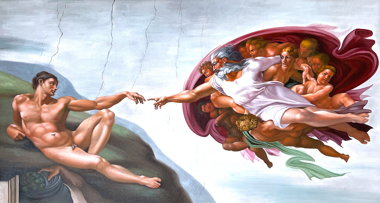 Reproduction of The Creation of Adam by Michelangelo – Galerie