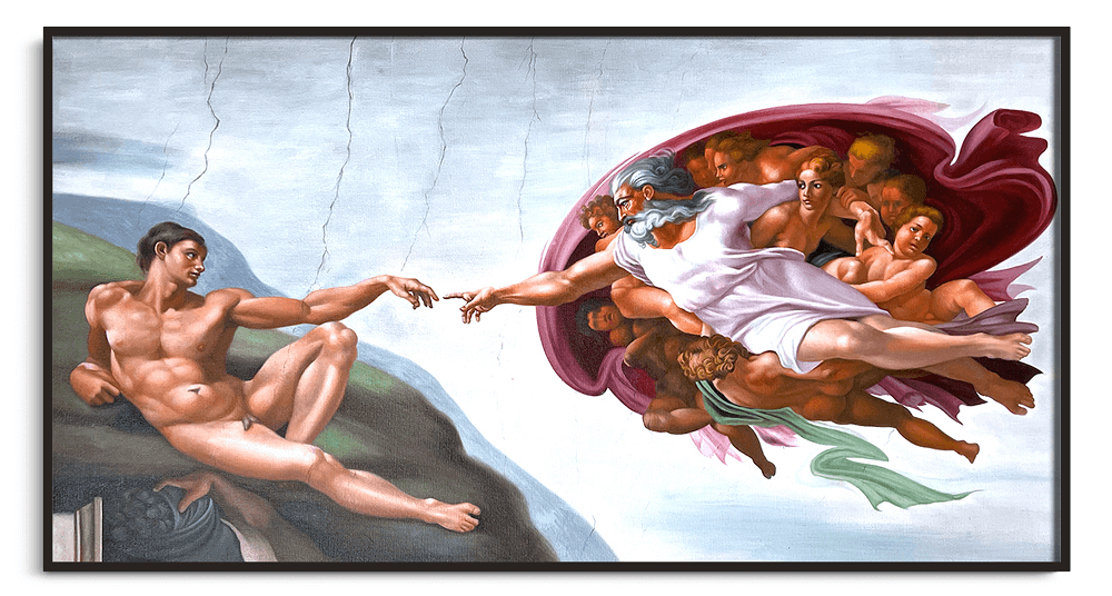 Reproduction of The Creation of Adam by Michelangelo – Galerie