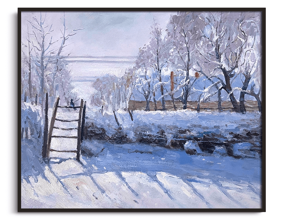 Reproduction of Claude Monet's The Magpie – Galerie Mont-Blanc