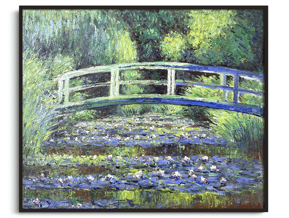 Reproduction of Le Bassin aux Nymphéas, harmonie verte by Claude