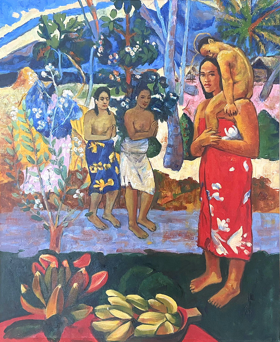 Reproduction of La Orana Maria by Paul Gauguin – Galerie Mont-Blanc
