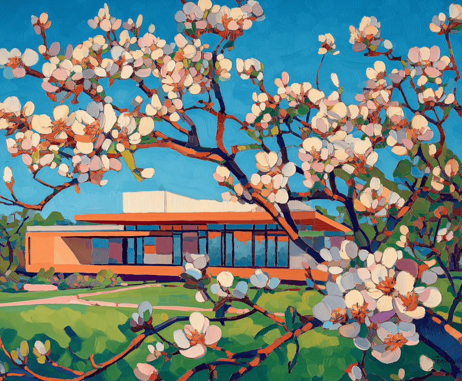 Almond blossom x Hockney