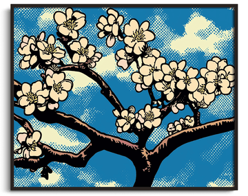 Almond blossom x Lichtenstein