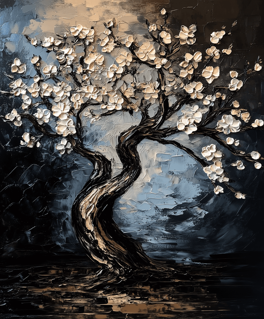 Almond blossom x Soulages