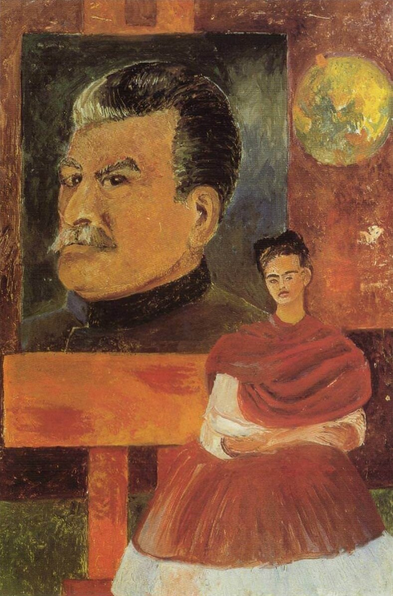 Autoportrait avec Staline - Frida Kahlo
