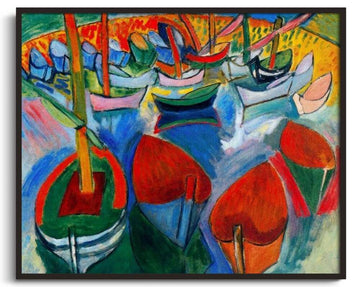 Bateaux à Martigues - Raoul Dufy