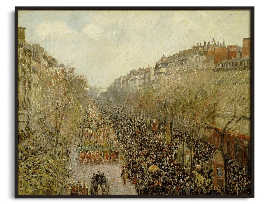Boulevard Montmartre, Mardi Gras - Camille Pissarro