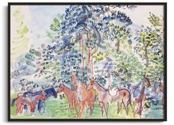 Chevaux dans les bois - Raoul Dufy