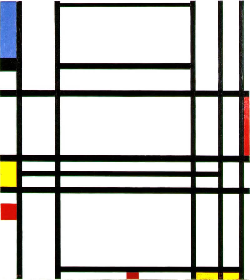 Komposition Nr. 10 - Piet Mondrian