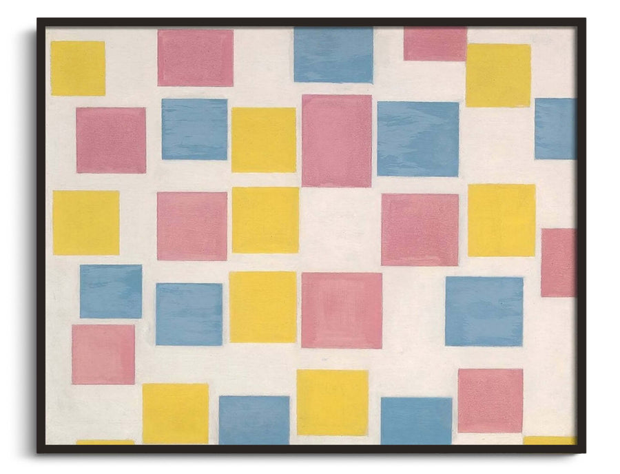 Composition avec des champs de couleur - Piet Mondrian