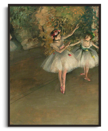 Zwei Tänzerinnen auf der Bühne - Edgar Degas