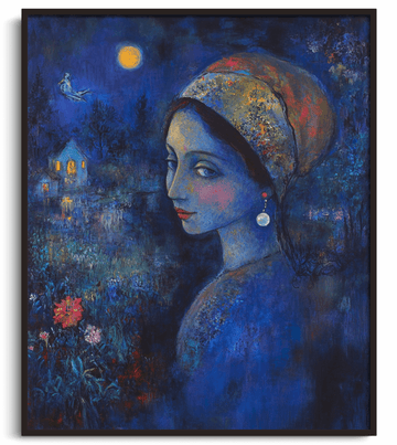 Girl with a Pearl Earring x Chagall