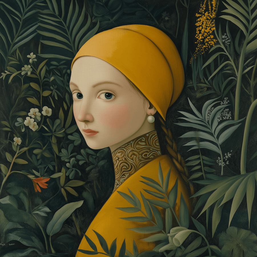 Girl with a Pearl Earring x Rousseau