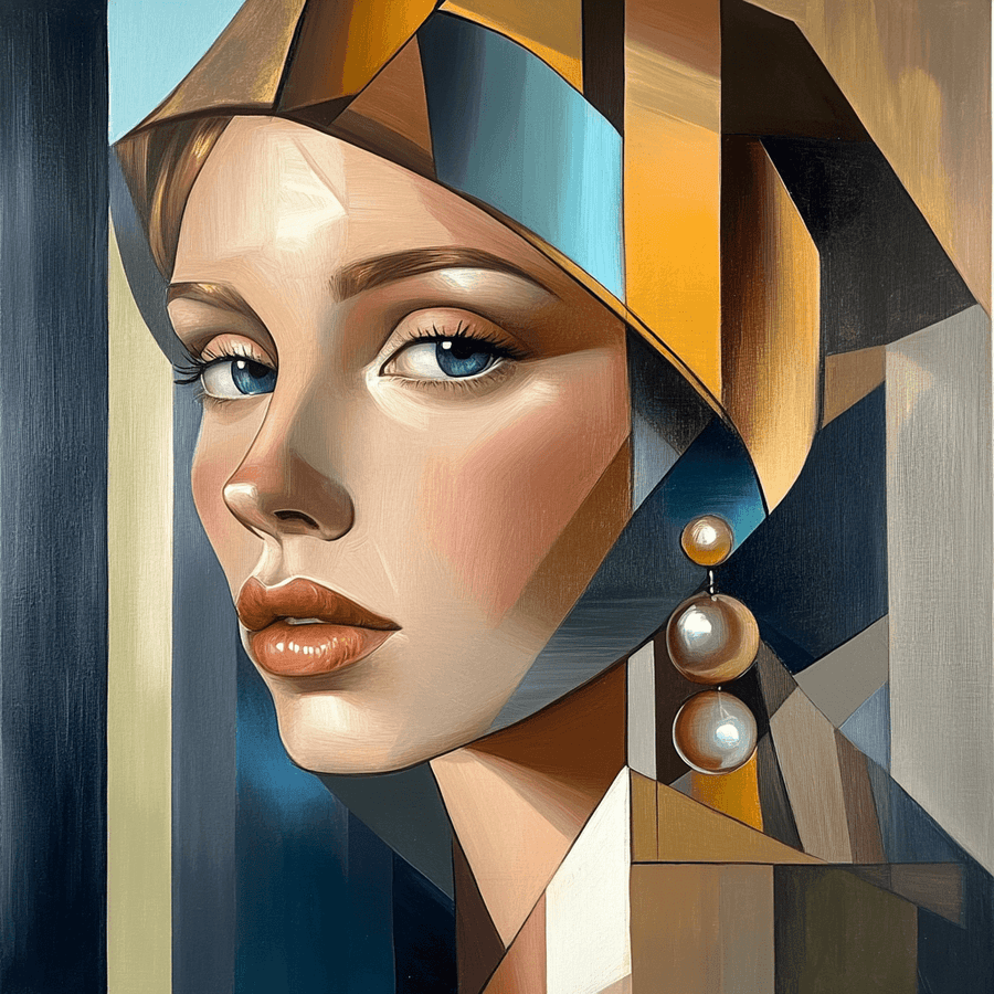 Girl with a Pearl Earring x Lempicka