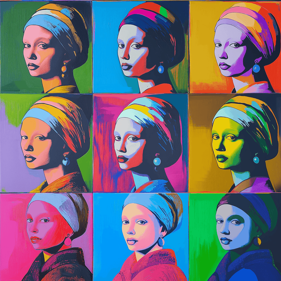 Girl with a Pearl Earring x Warhol