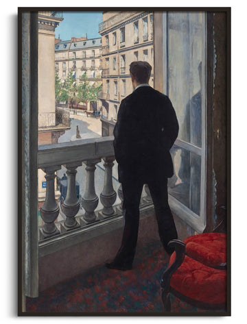 Junger Mann am Fenster - Gustave Caillebotte