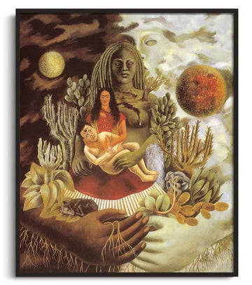 Die liebevolle Umarmung des Universums, der Erde (Mexiko), von mir, Diego und Señor Xólotl - Frida Kahlo