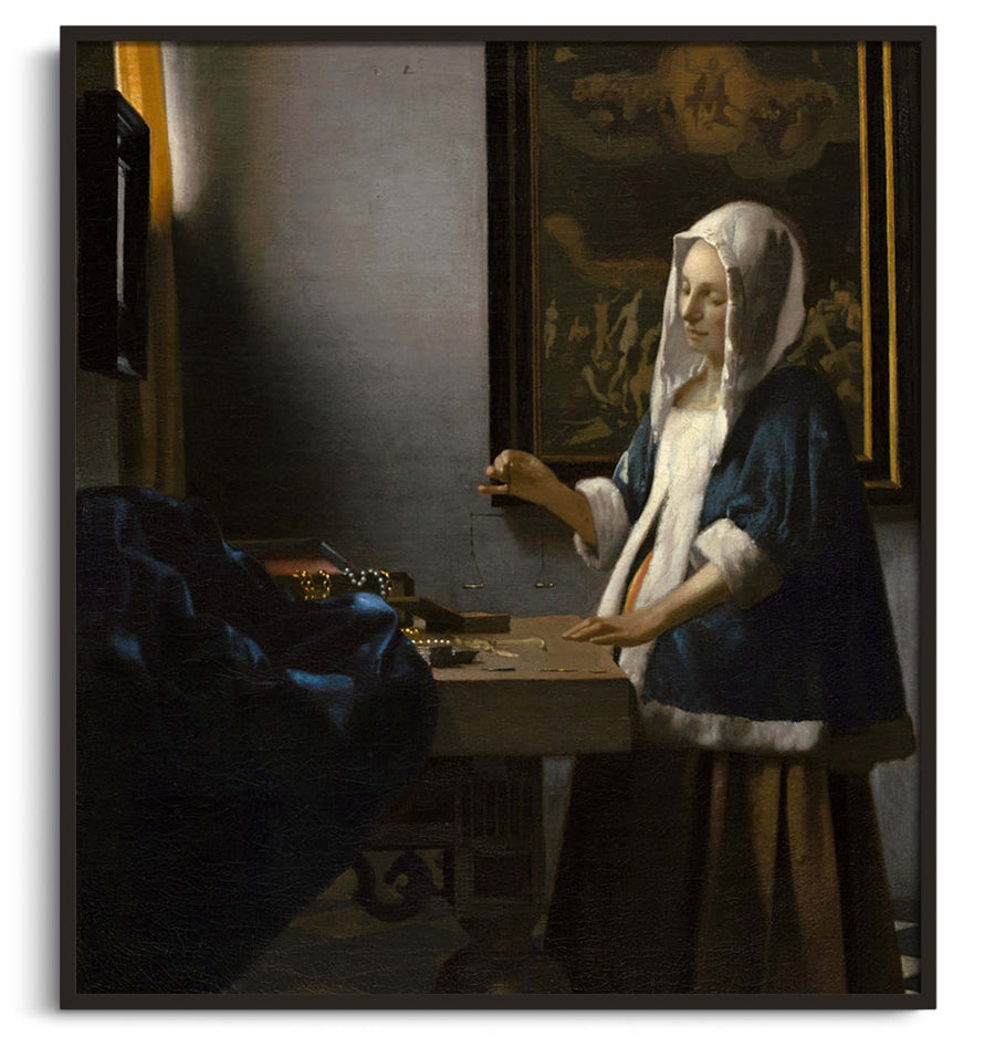 Frau mit Waage - Johannes Vermeer