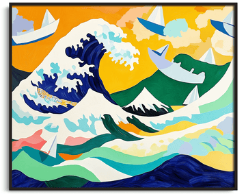 La Grande Vague de Kanagawa x Matisse