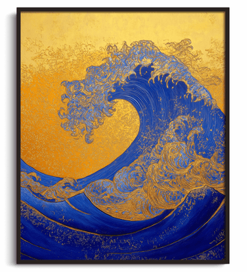 La Grande Vague de Kanagawa x Klimt