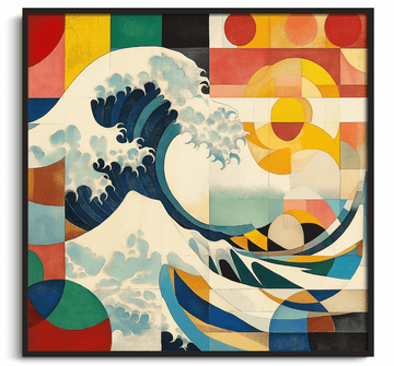 La Grande Vague de Kanagawa x Robert Delaunay