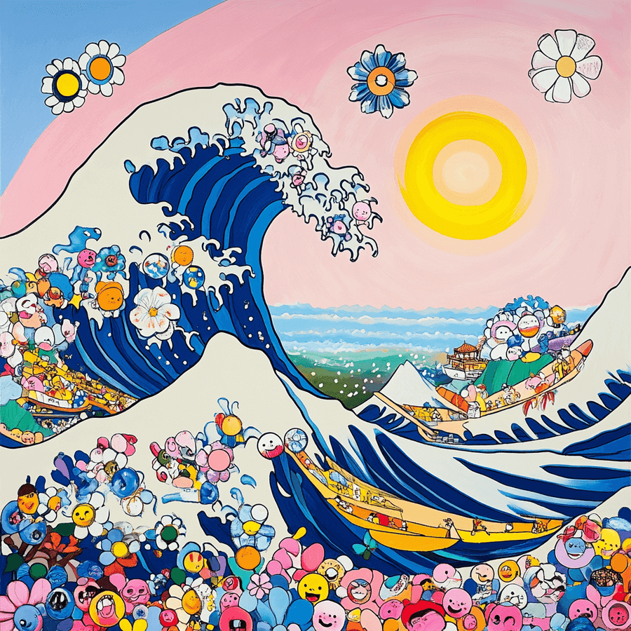 La Grande Vague de Kanagawa x Murakami