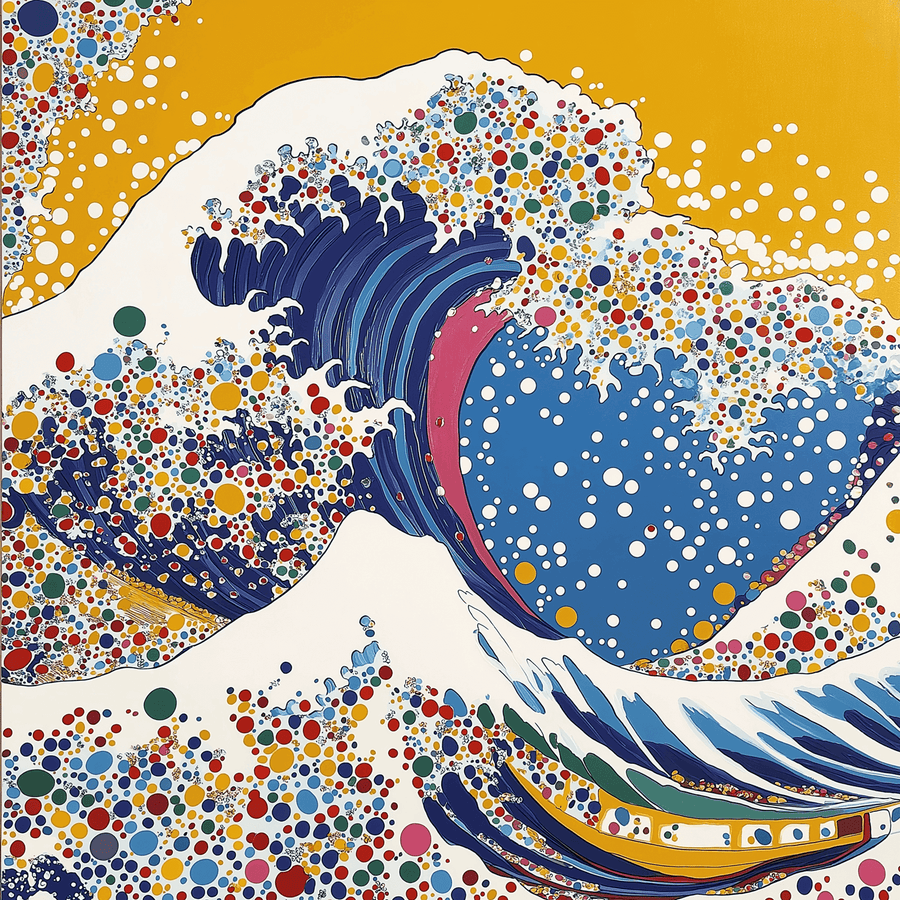 La Grande Vague de Kanagawa x Kusama