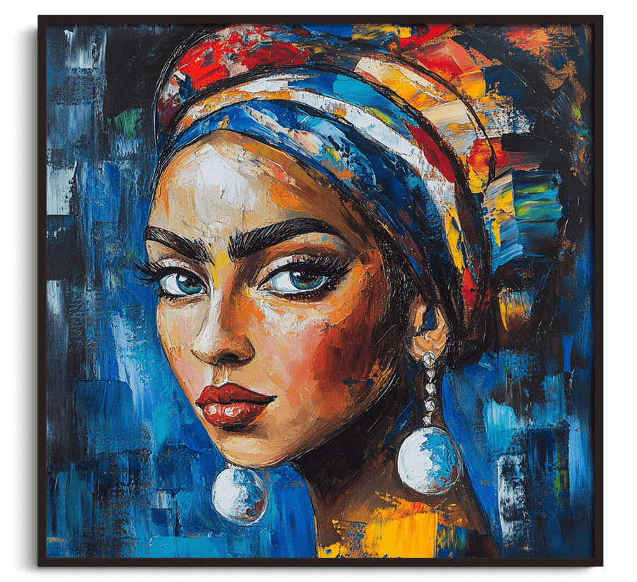 Girl with a Pearl Earring x Kahlo