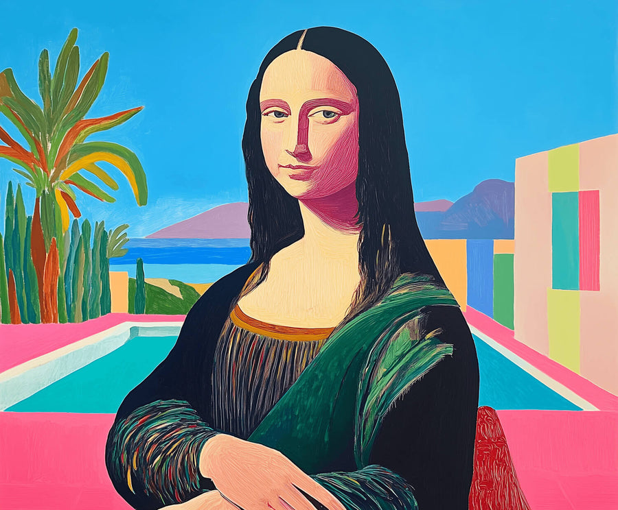 La Joconde x Hockney