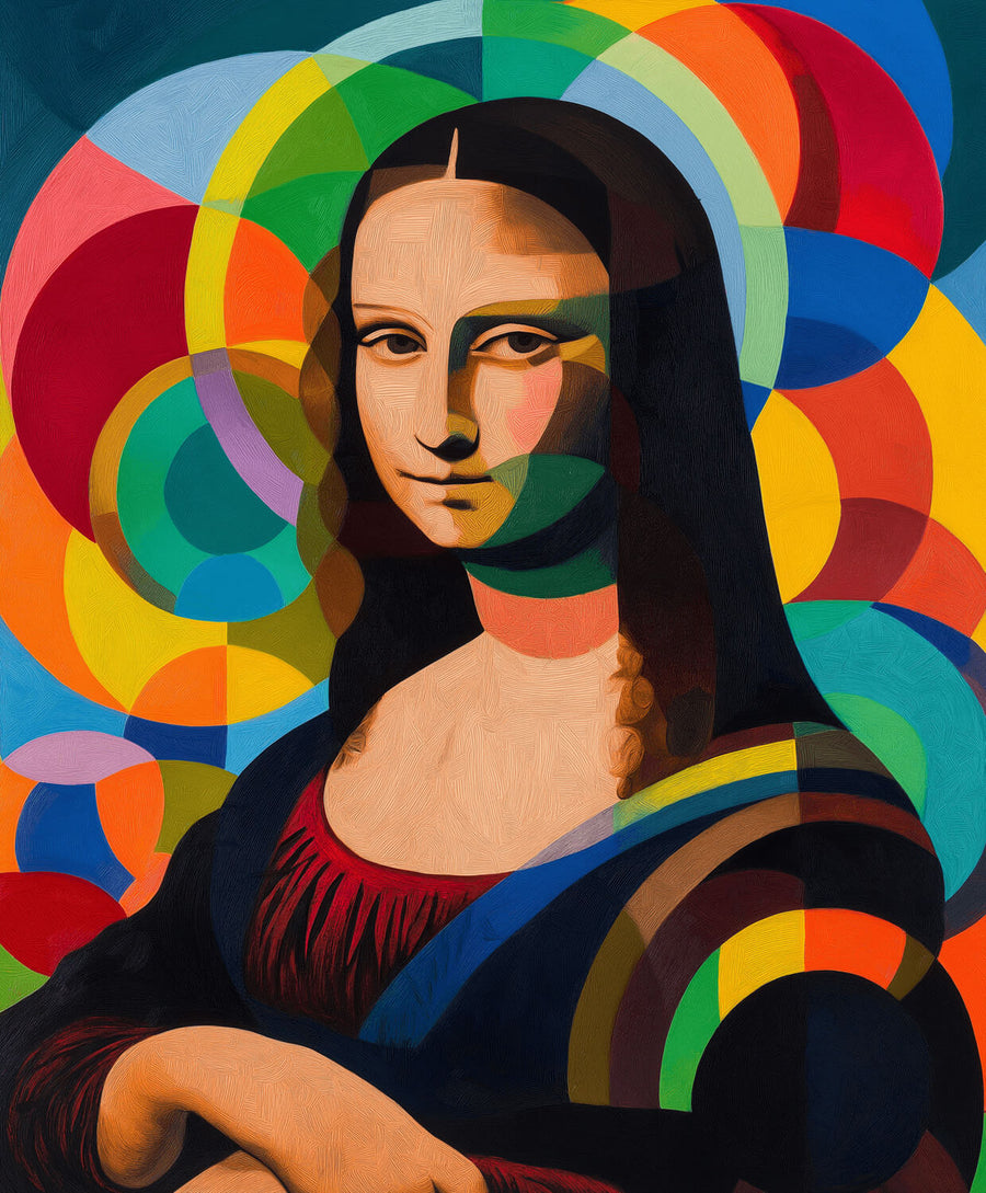 Die Mona Lisa x Robert Delaunay