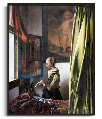 Briefleserin am offenen Fenster - Johannes Vermeer