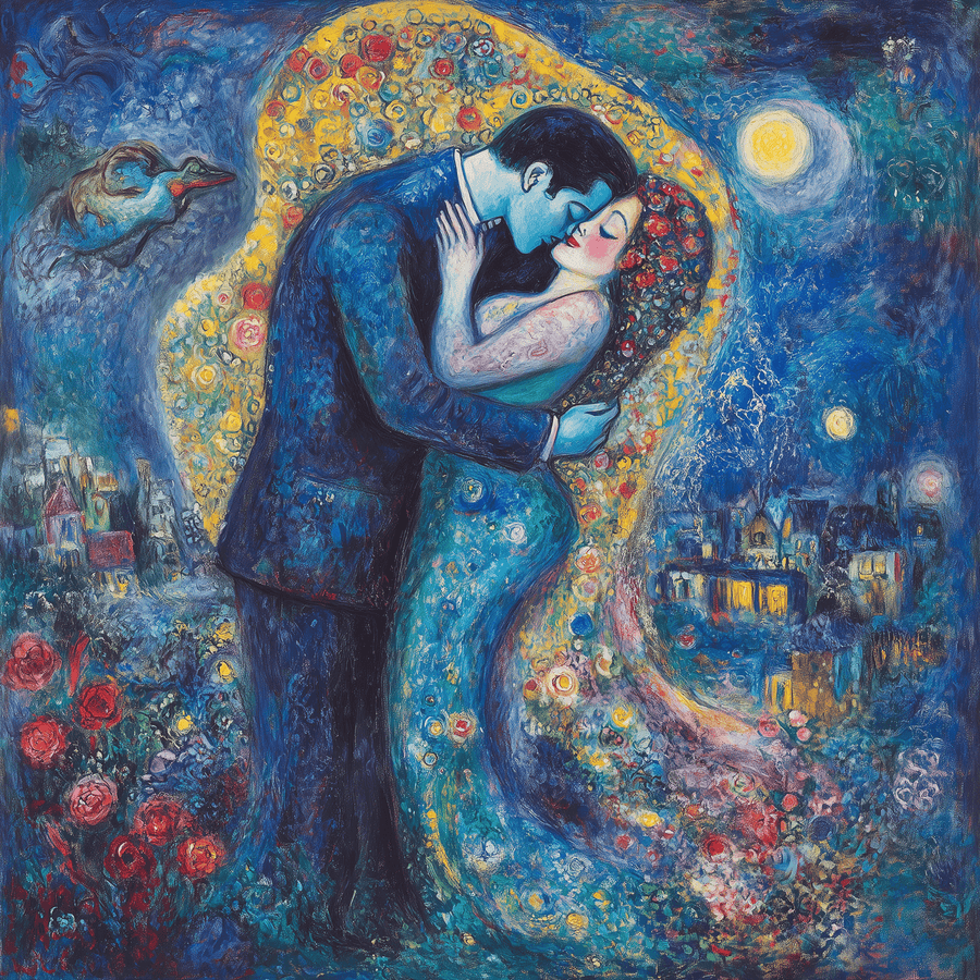 Le Baiser x Chagall