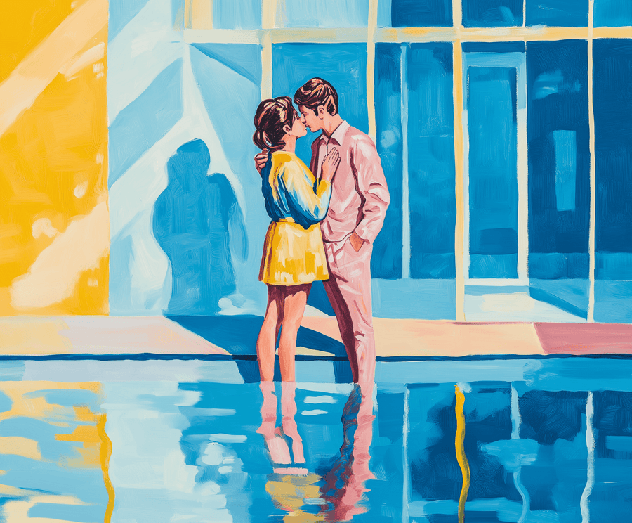 Le Baiser x Hockney