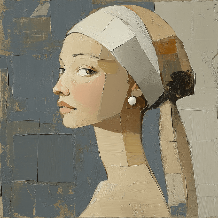 Girl with a Pearl Earring x De Staël