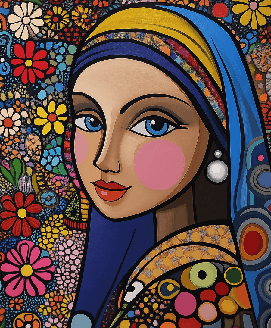 Girl with a Pearl Earring x Murakami