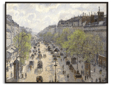 Der Boulevard de Montmartre, Frühlingsmorgen – Camille Pissarro