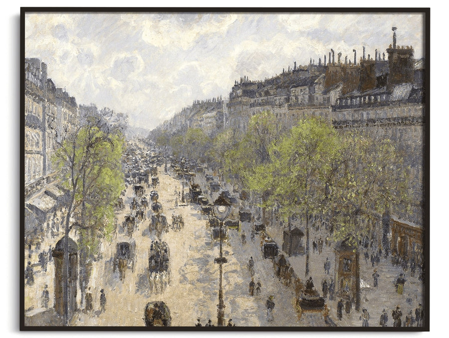 Der Boulevard de Montmartre, Frühlingsmorgen – Camille Pissarro