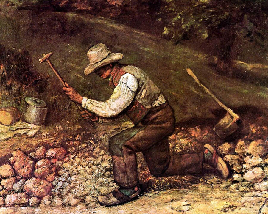 Der Steinbrecher - Gustave Courbet