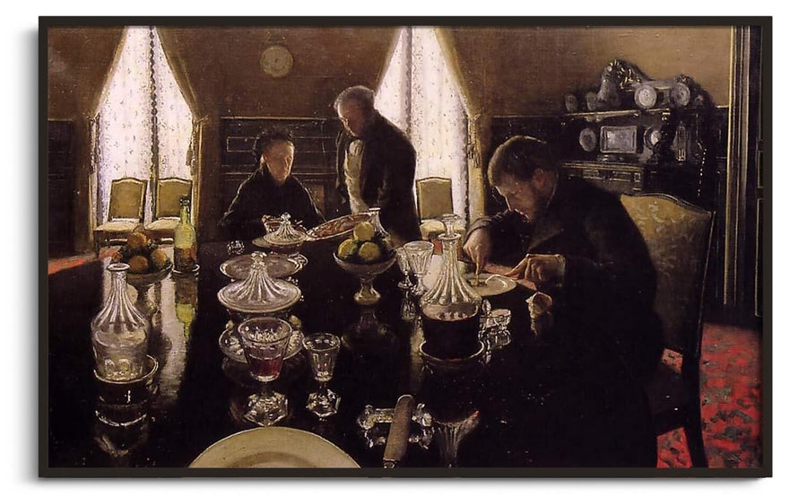 The lunch - Gustave Caillebotte