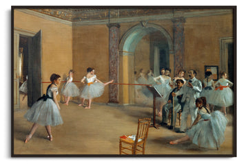 Das Tanzfoyer der Oper in der Rue Le Peletier - Edgar Degas