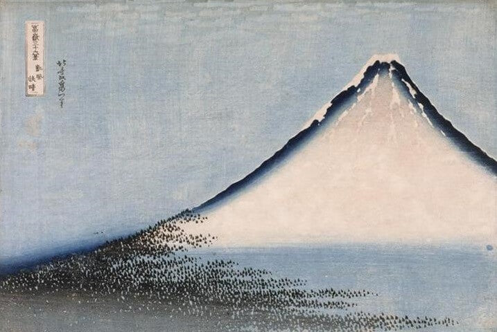 The Blue Fuji - Hokusai