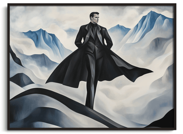 Le Voyageur au dessus de la Mer de Nuages x Lempicka