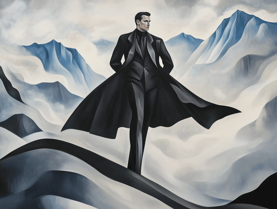 Le Voyageur au dessus de la Mer de Nuages x Lempicka