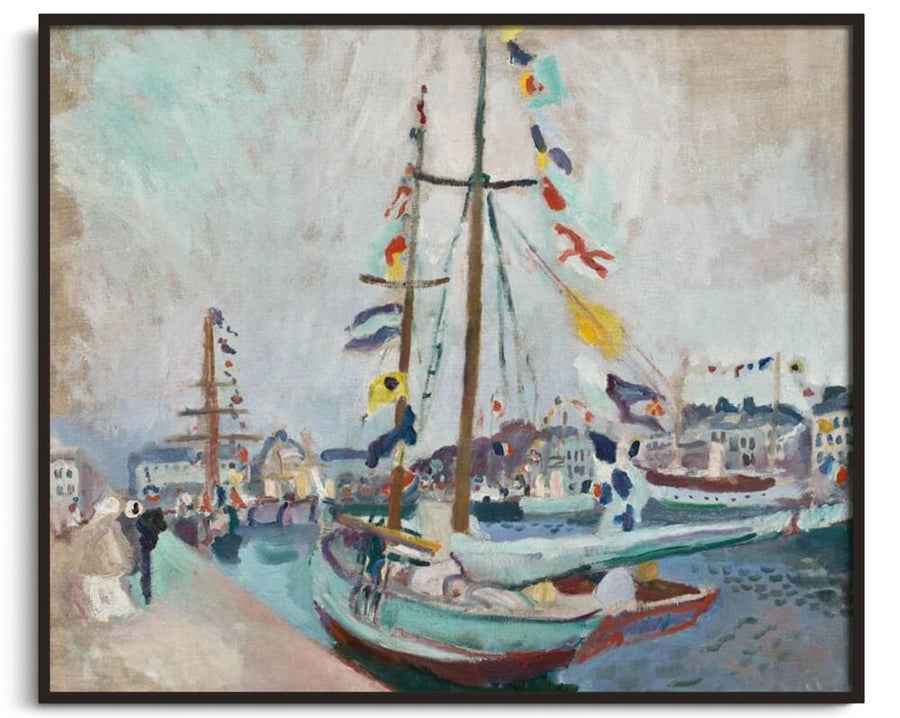 The Yacht at Le Havre - Raoul Dufy