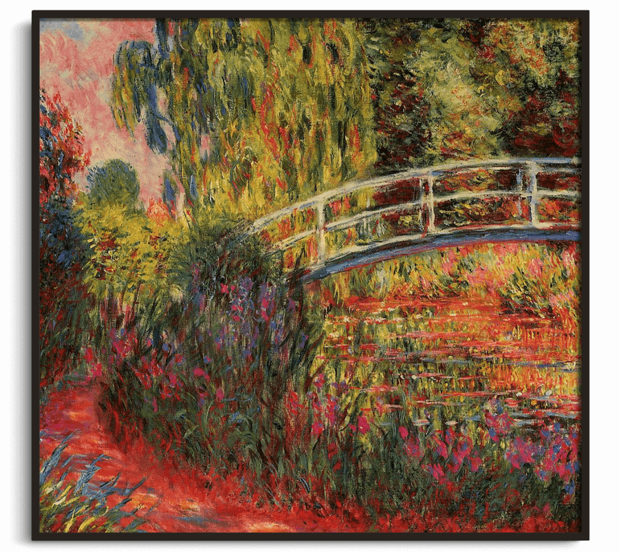 Die japanische Brücke - Claude Monet