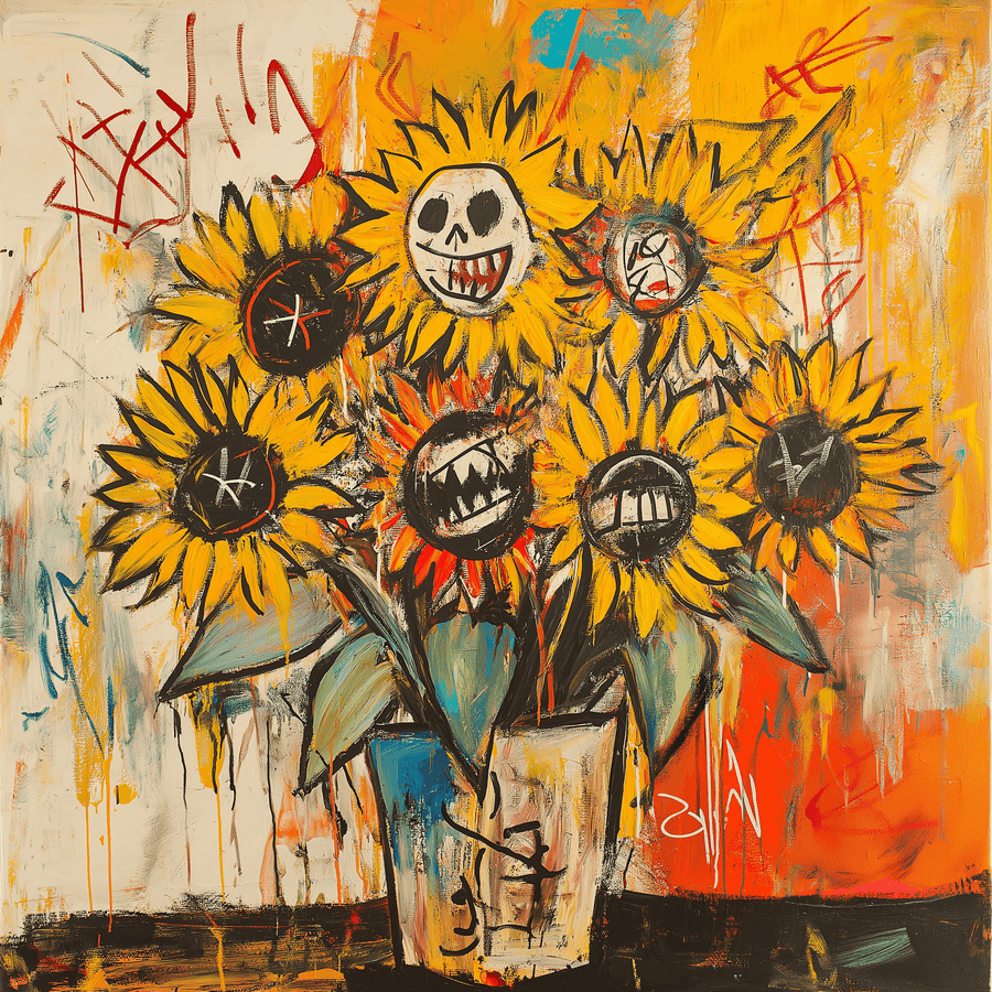 Les Tournesols x Basquiat