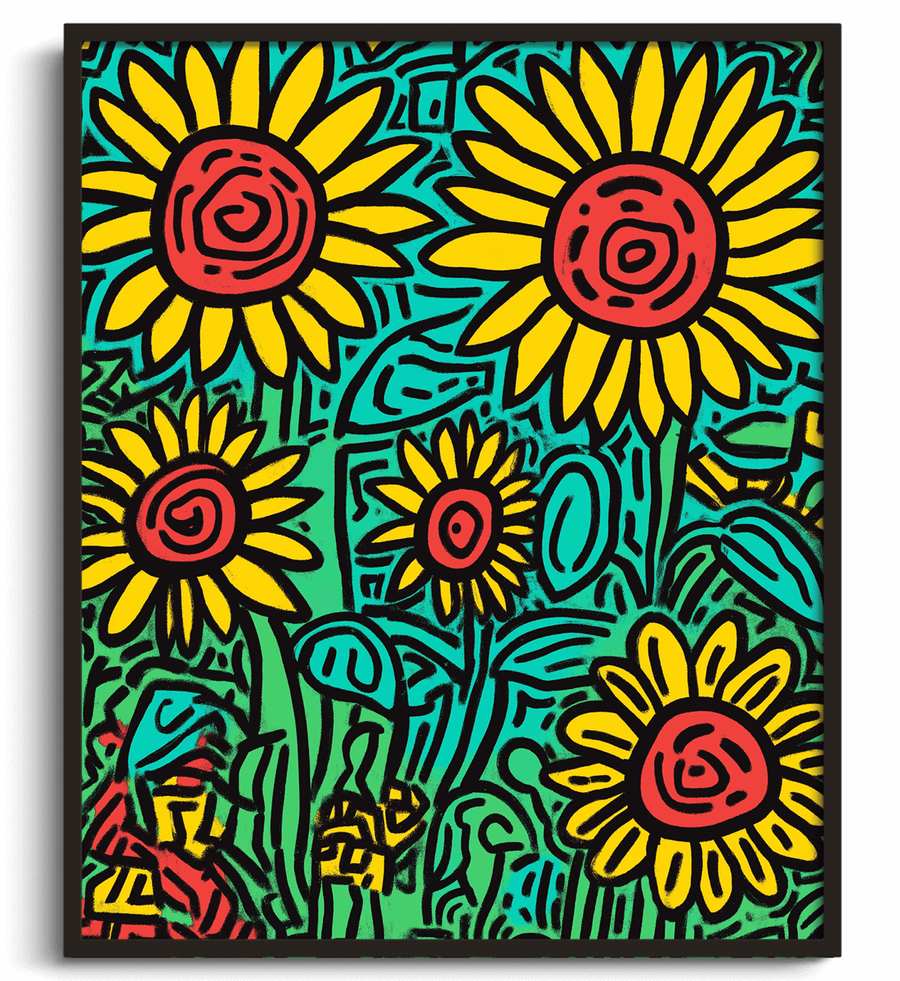 Les Tournesols x Haring