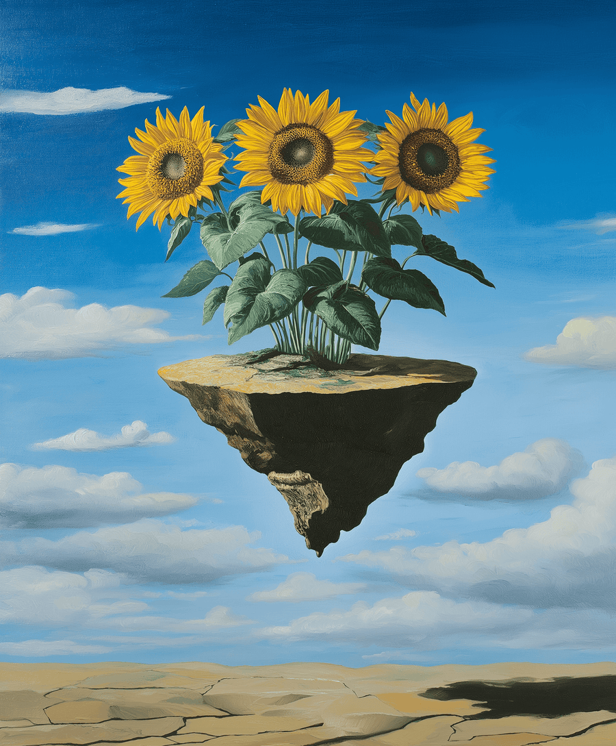 Les Tournesols x Magritte